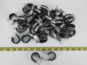 Lot of 50 New NOS Aviation Loop Clamp Clamps Impco DG-14 Airplane Helicopter